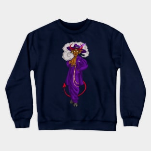 Ultra Violet Demon Crewneck Sweatshirt